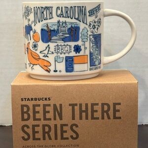 Starbucks Been There Series North Carolina Mug - Blue & Orange